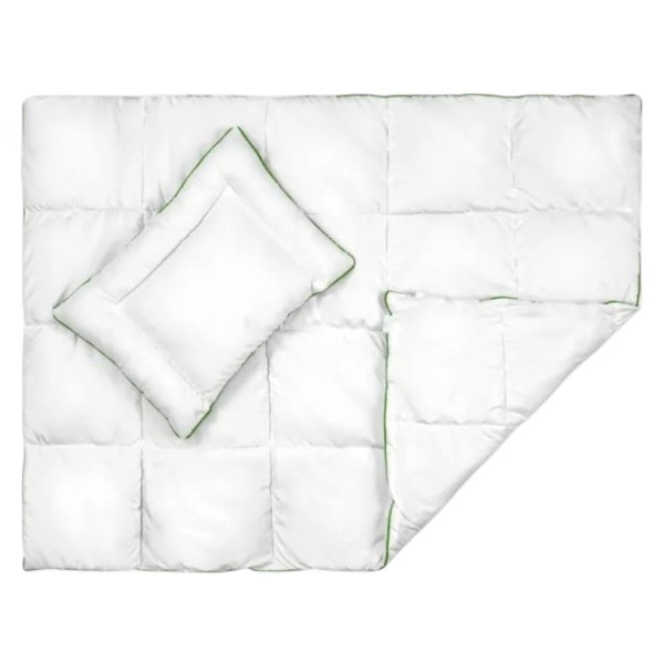Фото - Набор детское одеяло + подушка MirSon Малыш Есо Ecosilk 870 Зима 110x140 + 40x60 см (2200000247124)